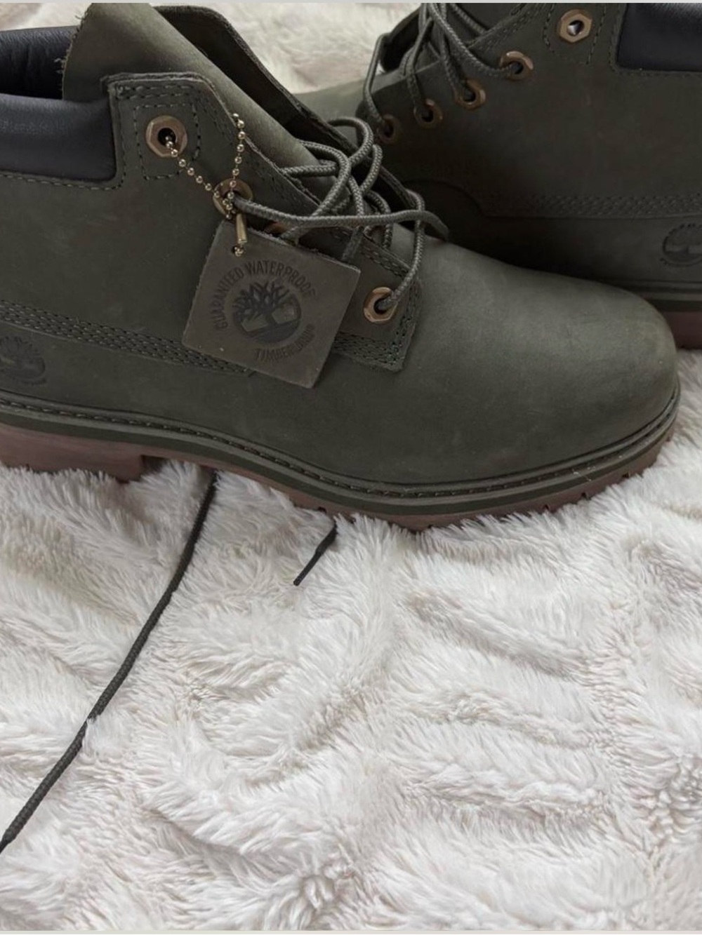 Timberland Black Leather Ankle Boots